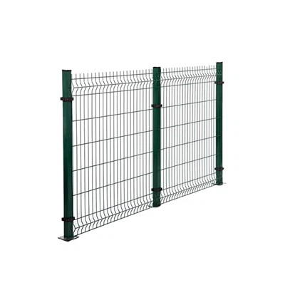 3D изогнутый стальной забор